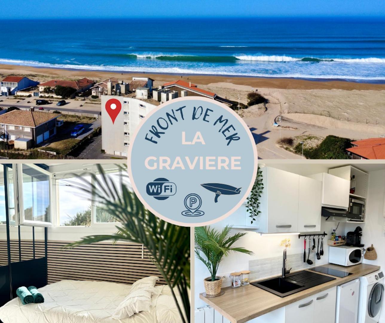 La Graviere, Cozy Studio Wifi & Parking 20M Ocean Surf Plage Soorts-Hossegor Dış mekan fotoğraf